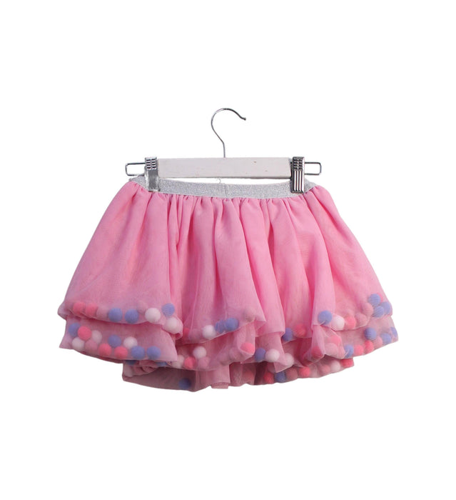 A Pink Tulle Skirts from Seed in size 4T for girl. (Back View)