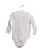 A White Long Sleeve Bodysuits from Burberry in size 6-12M for boy. (Back View)