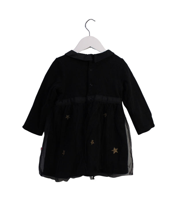 A Black Long Sleeve Dresses from Adorarmi in size 2T for girl. (Back View)
