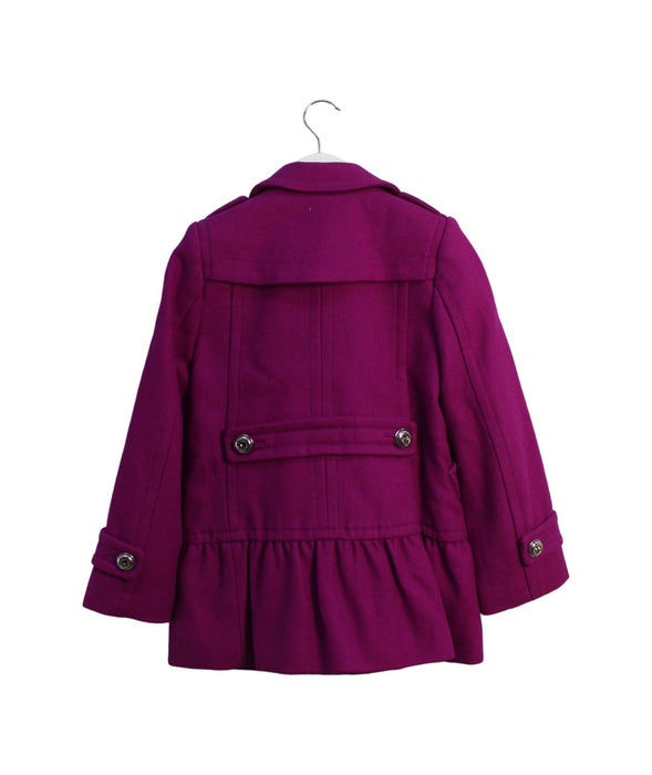 A Purple Coats from Juicy Couture in size 6T for girl. (Back View)
