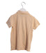 A Beige Short Sleeve Polos from Velveteen in size 5T for boy. (Back View)