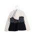 A White Zippered Sweatshirts from Moncler in size 4T for girl. (Back View)