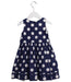 A Navy Sleeveless Dresses from Monnalisa in size 4T for girl. (Back View)
