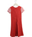 A Red Short Sleeve Dresses from Zolima in size 3T for girl. (Back View)