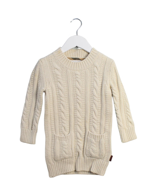 A Ivory Knit Sweaters from Burberry in size 3T for girl. (Front View)