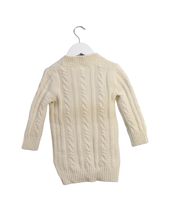 A Ivory Knit Sweaters from Burberry in size 3T for girl. (Back View)