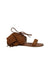 A Brown Sandals from Manuela de Juan in size 5T for girl. (Back View)