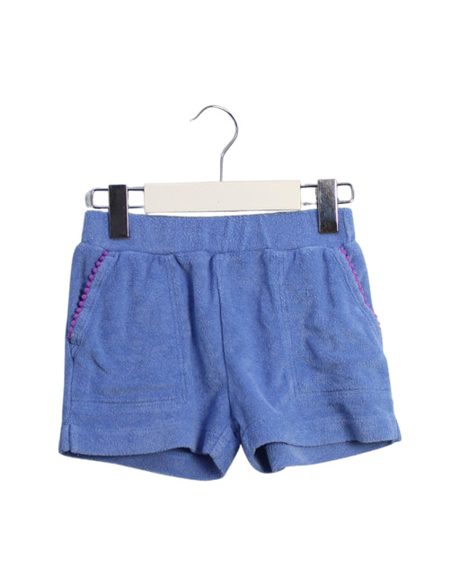 A Blue Shorts from Crewcuts in size 4T for girl. (Front View)