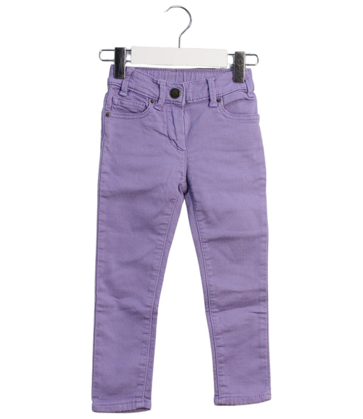 A Purple Casual Pants from Crewcuts in size 4T for girl. (Front View)