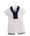 A White Short Sleeve Rompers from Nicholas & Bears in size 6-12M for boy. (Front View)