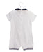 A White Short Sleeve Rompers from Nicholas & Bears in size 6-12M for boy. (Back View)