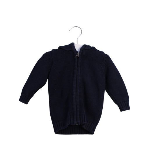 A Navy Lightweight Jackets from Seed in size 3-6M for girl. (Front View)