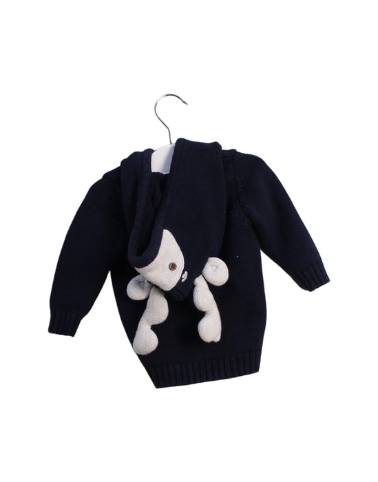 A Navy Lightweight Jackets from Seed in size 3-6M for girl. (Back View)