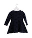 A Navy Long Sleeve Dresses from Jacadi in size 4T for girl. (Back View)