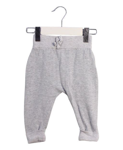 A Grey Sweatpants from Seed in size 3-6M for girl. (Front View)
