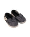 A Grey Slip Ons from Toms in size 12-18M for girl. (Front View)