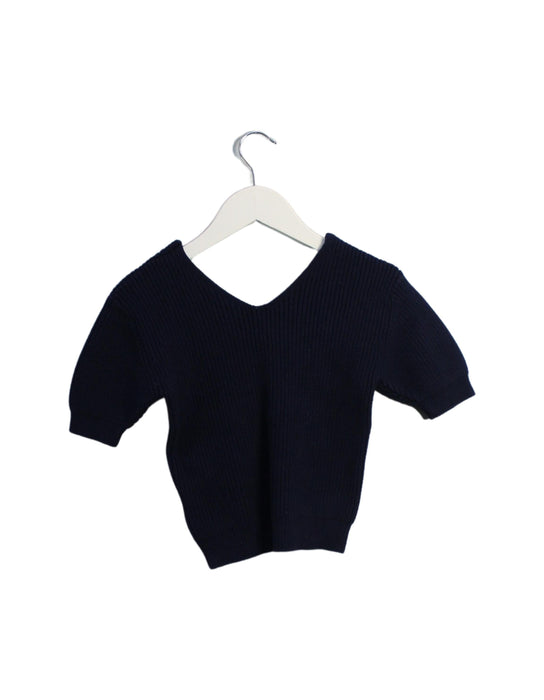 A Navy Short Sleeve Tops from Snidel Girl in size 7Y for girl. (Back View)