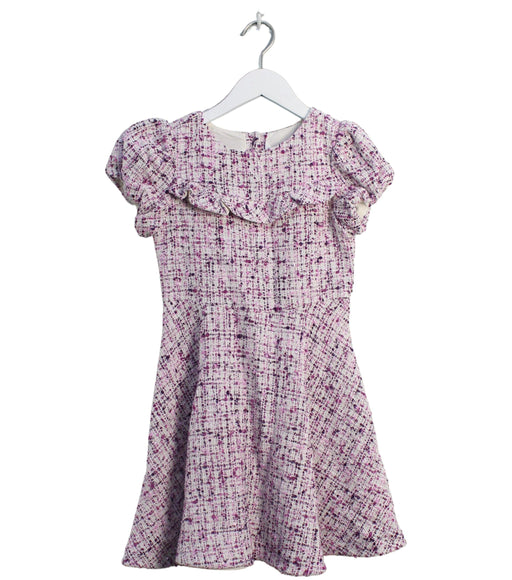 A Purple Short Sleeve Dresses from Janie & Jack in size 10Y for girl. (Front View)
