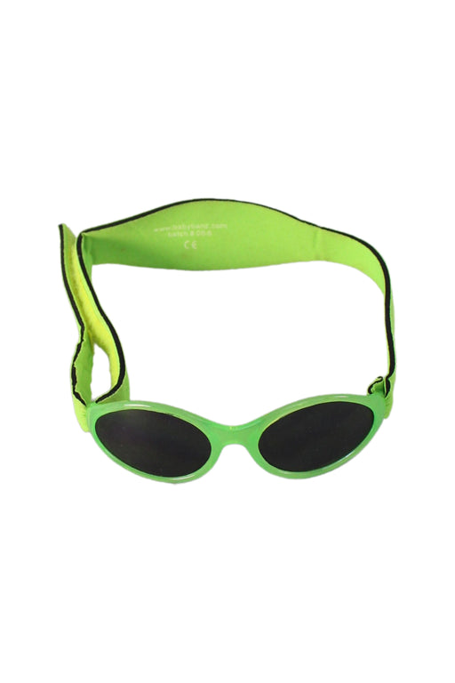 A Green Sunglasses from Banz in size 2T for boy. (Front View)