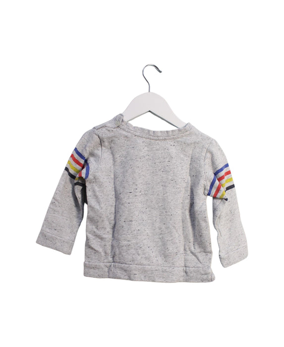 A Grey Crewneck Sweatshirts from Seed in size 18-24M for boy. (Back View)
