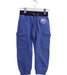 A Blue Sweatpants from La Compagnie des Petits in size 4T for boy. (Front View)
