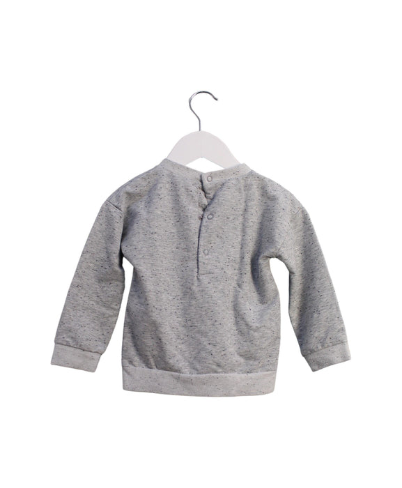 A Grey Crewneck Sweatshirts from Mides in size 2T for boy. (Back View)