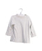 A White Long Sleeve Tops from Mides in size 18-24M for boy. (Front View)