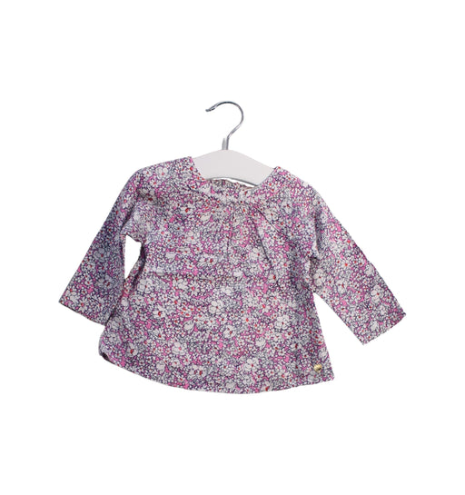 A Pink Long Sleeve Tops from Juicy Couture in size 3-6M for girl. (Front View)