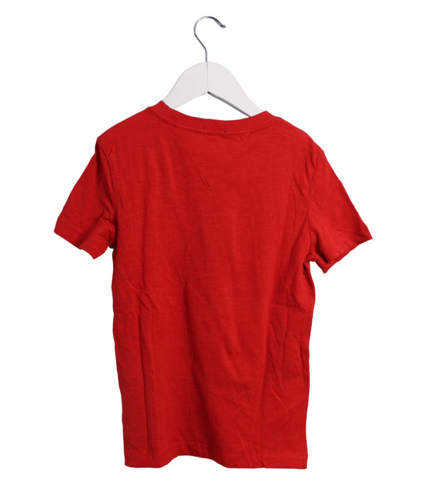 A Red Short Sleeve T Shirts from Tommy Hilfiger in size 8Y for boy. (Back View)