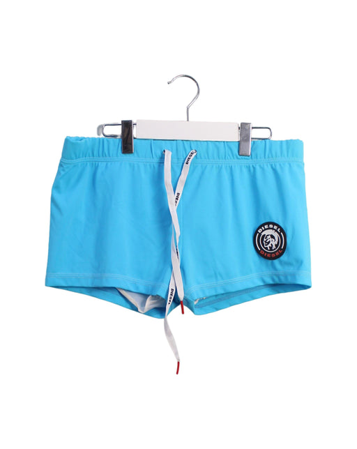 A Blue Swim Shorts from Diesel in size 14Y for boy. (Front View)