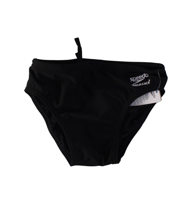 A Black Swim Shorts from Speedo in size 8Y for boy. (Front View)