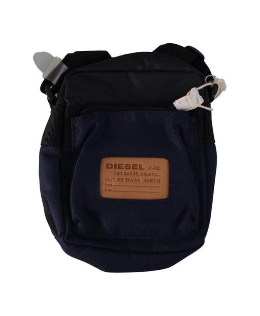 A Navy Bags from Diesel in size O/S for neutral. (Front View)