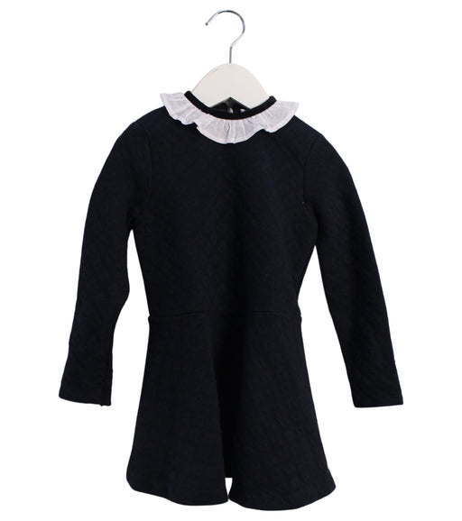 A Navy Long Sleeve Dresses from Tartine et Chocolat in size 3T for girl. (Front View)
