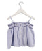 A Blue Sleeveless Tops from Bonpoint in size 12-18M for girl. (Back View)