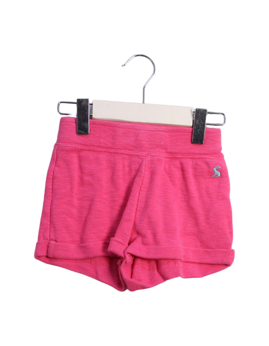 A Pink Shorts from Joules in size 4T for girl. (Front View)