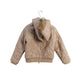 A Beige Puffer/Quilted Jackets from Chickeeduck in size 4T for girl. (Back View)