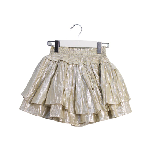 A Gold Skorts from Velveteen in size 6T for girl. (Front View)
