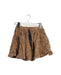 A Brown Short Skirts from Velveteen in size 3T for girl. (Front View)