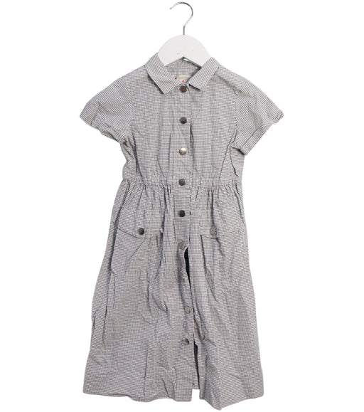 A Grey Short Sleeve Dresses from Bonpoint in size 4T for girl. (Front View)