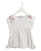 A White Short Sleeve Tops from Tartine et Chocolat in size 4T for girl. (Front View)