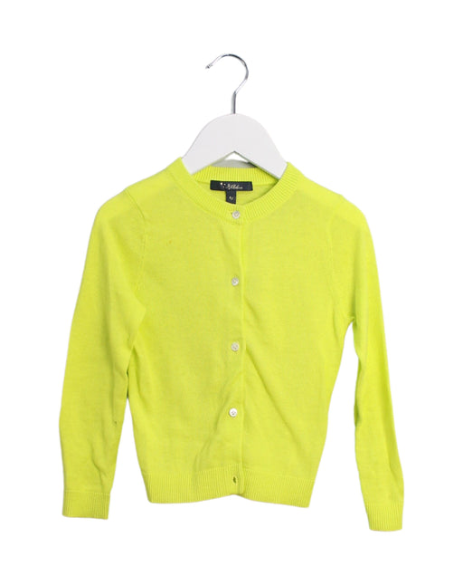 A Yellow Cardigans from Velveteen in size 4T for girl. (Front View)