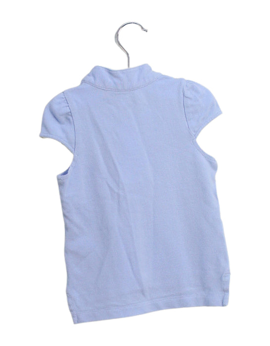 A Blue Sleeveless Tops from Shanghai Tang in size 2T for girl. (Back View)