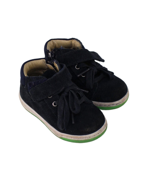 A Navy Sneakers from Jacadi in size 18-24M for boy. (Front View)