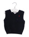 A Navy Sweater Vests from Ralph Lauren in size 3-6M for boy. (Front View)