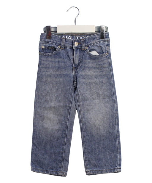 A Blue Jeans from Nautica in size 3T for boy. (Front View)