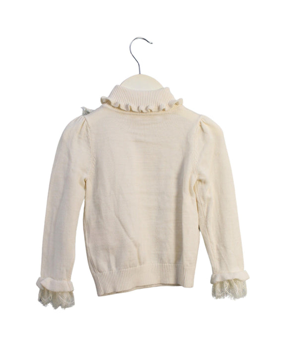 A Ivory Knit Sweaters from Nicholas & Bears in size 3T for girl. (Back View)