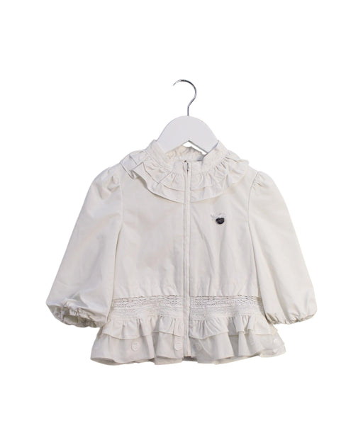 A White Lightweight Jackets from Nicholas & Bears in size 3T for girl. (Front View)