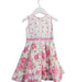 A Pink Sleeveless Dresses from Monnalisa in size 3T for girl. (Back View)