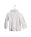 A White Long Sleeve Tops from Momonittu in size 2T for girl. (Back View)