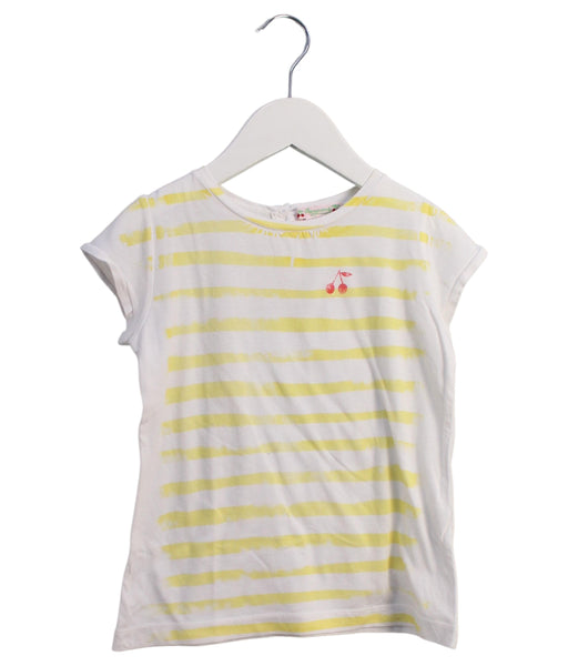 A Yellow Short Sleeve T Shirts from Bonpoint in size 3T for girl. (Front View)